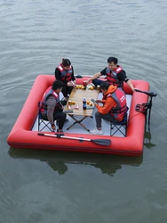 Fishing Inflatable Floating Platform Boat Water Fishing Platform Off The Net Inflatable Fishing Platform Folding Road Boat