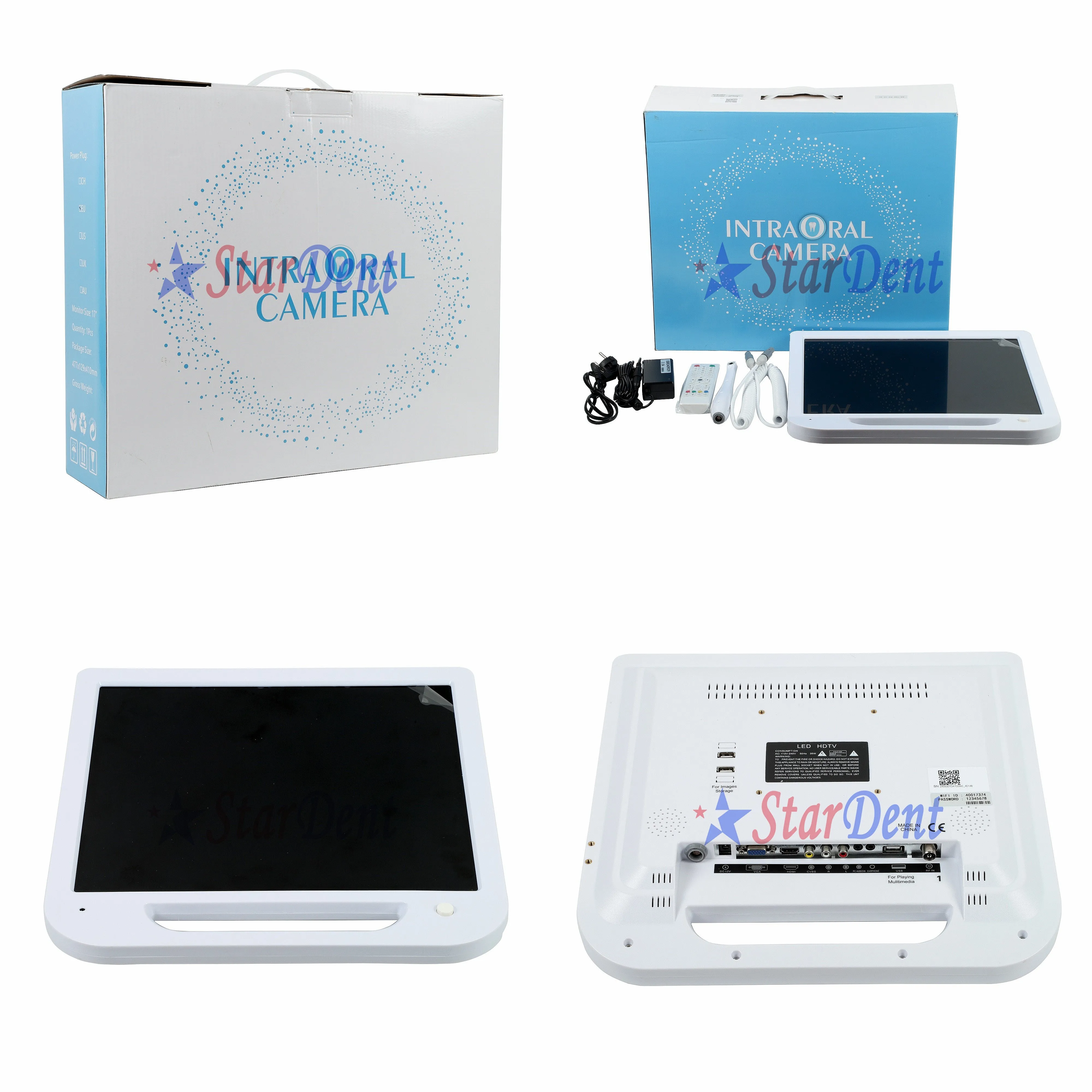 Hot Sale Dentals Intraoral Camera USB Wired 17 Inch LCD Monitors with Stand