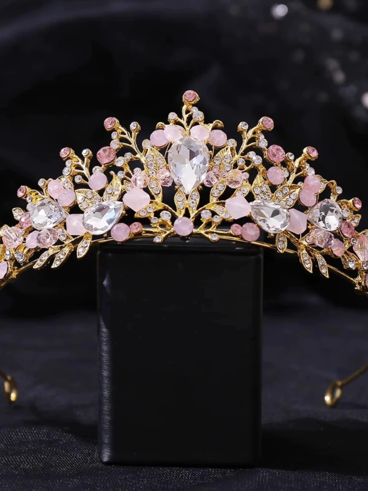 Princess Costume Children's Crown Hair Accessories  Princess Crown Headband Birthday Wedding Hair Party Accessories Crystal