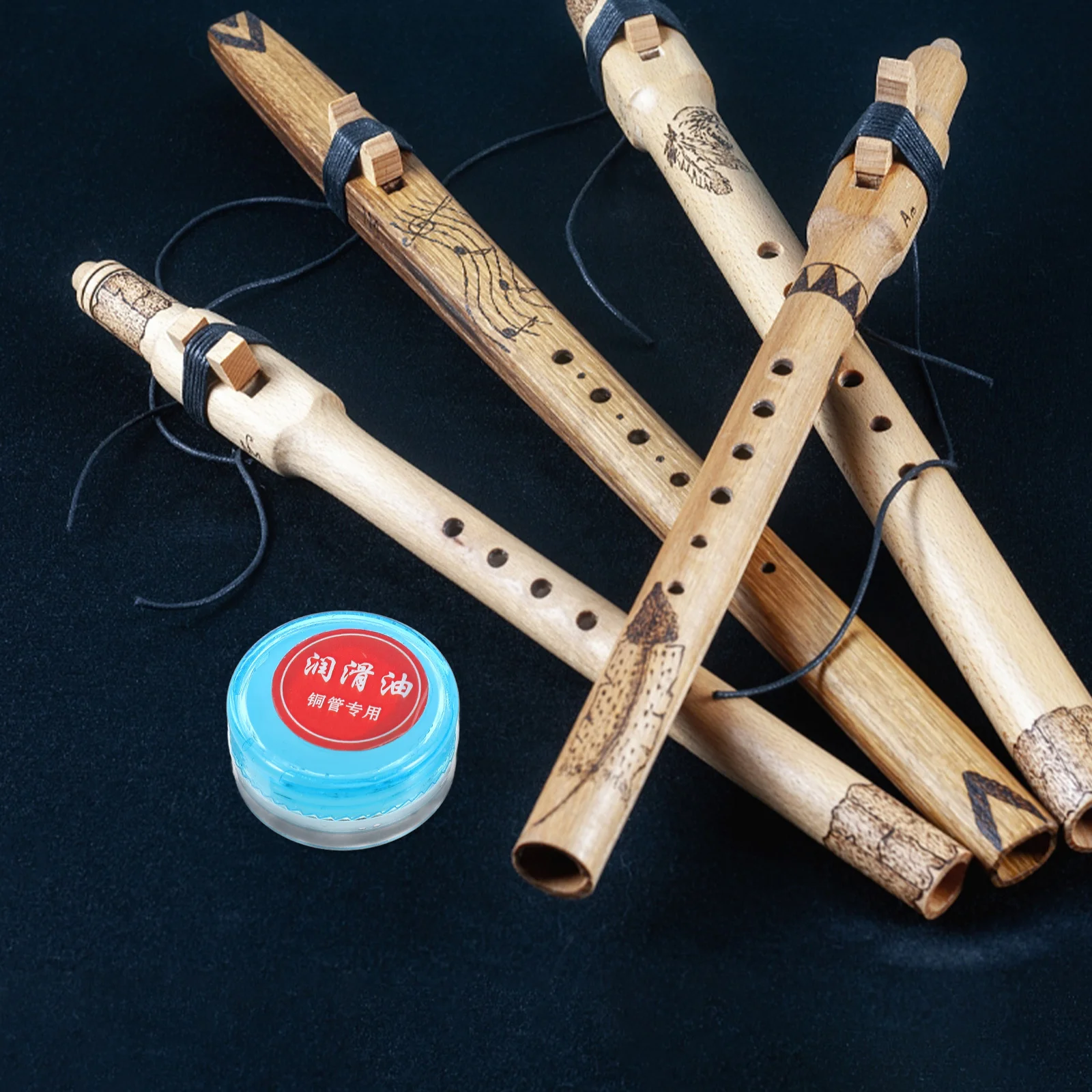 10Pcs Wind Instruments Accessories Compact Lightweight Durable Flute Lubricant Great Gift for Musicians Flute Paste Lubricant