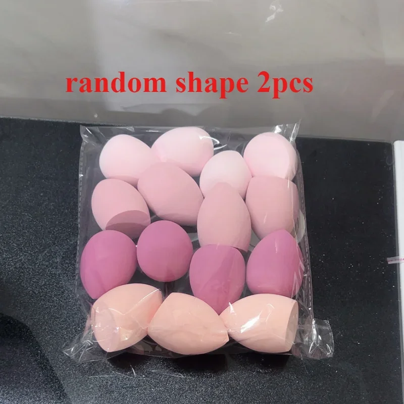 1/3/5/7/20 Stück Make-up-Schwamm, Kosmetik-Puff, für nasse und trockene Anwendung, zufällige Farbe und Form, für flüssige Foundation, BB-Creme, Puder – Detail 9