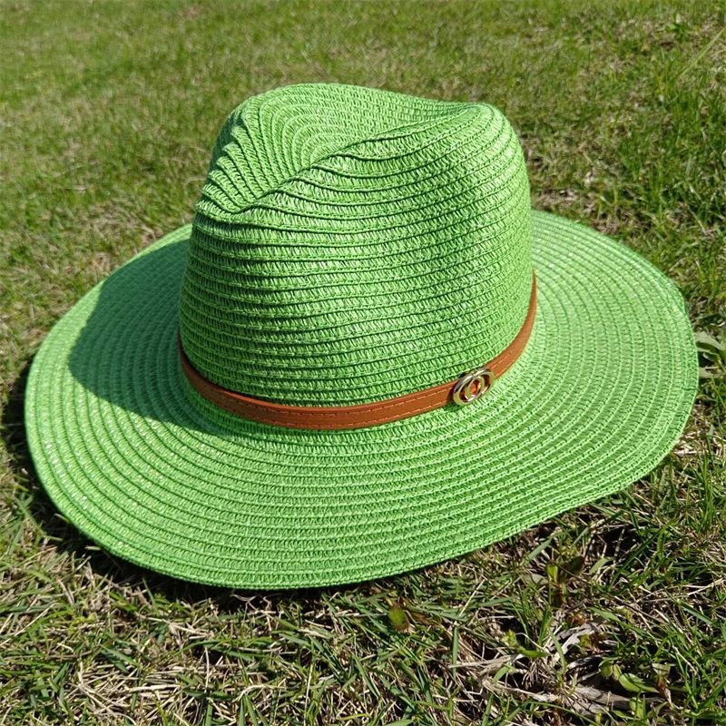 Gorra 2024 kapelusz słomkowy na lato bluzka jazzowa regulowana podróżny kapelusz przeciwsłoneczny kapelusz przeciwsłoneczny Bikini w stylu Outdoor,