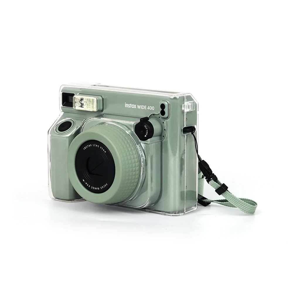 For Polaroid WIDE 400 transparent storage case Durable scratch-resistant and drop-resistant PC crystal shell protective cover