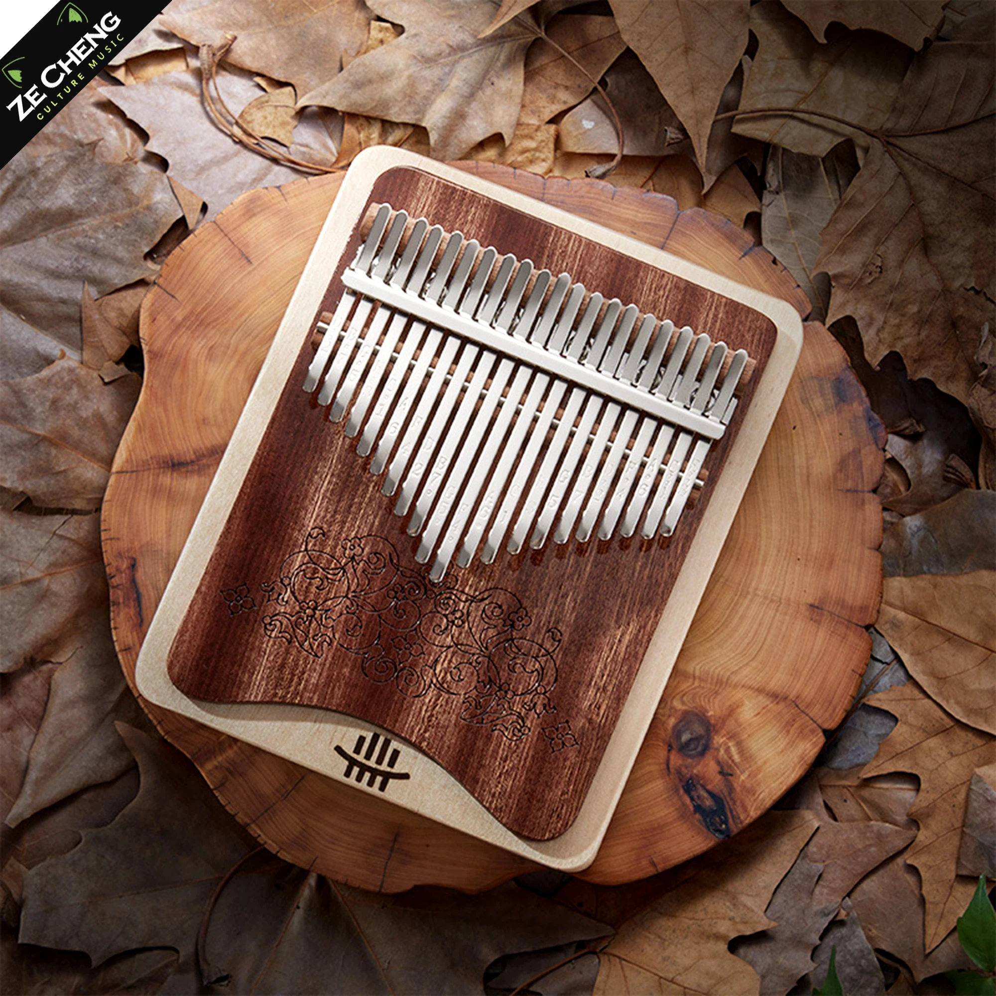 

21 Keys Premium Kalimba | Modular Soundboard | Warm Resonant Tone | Thumb Piano