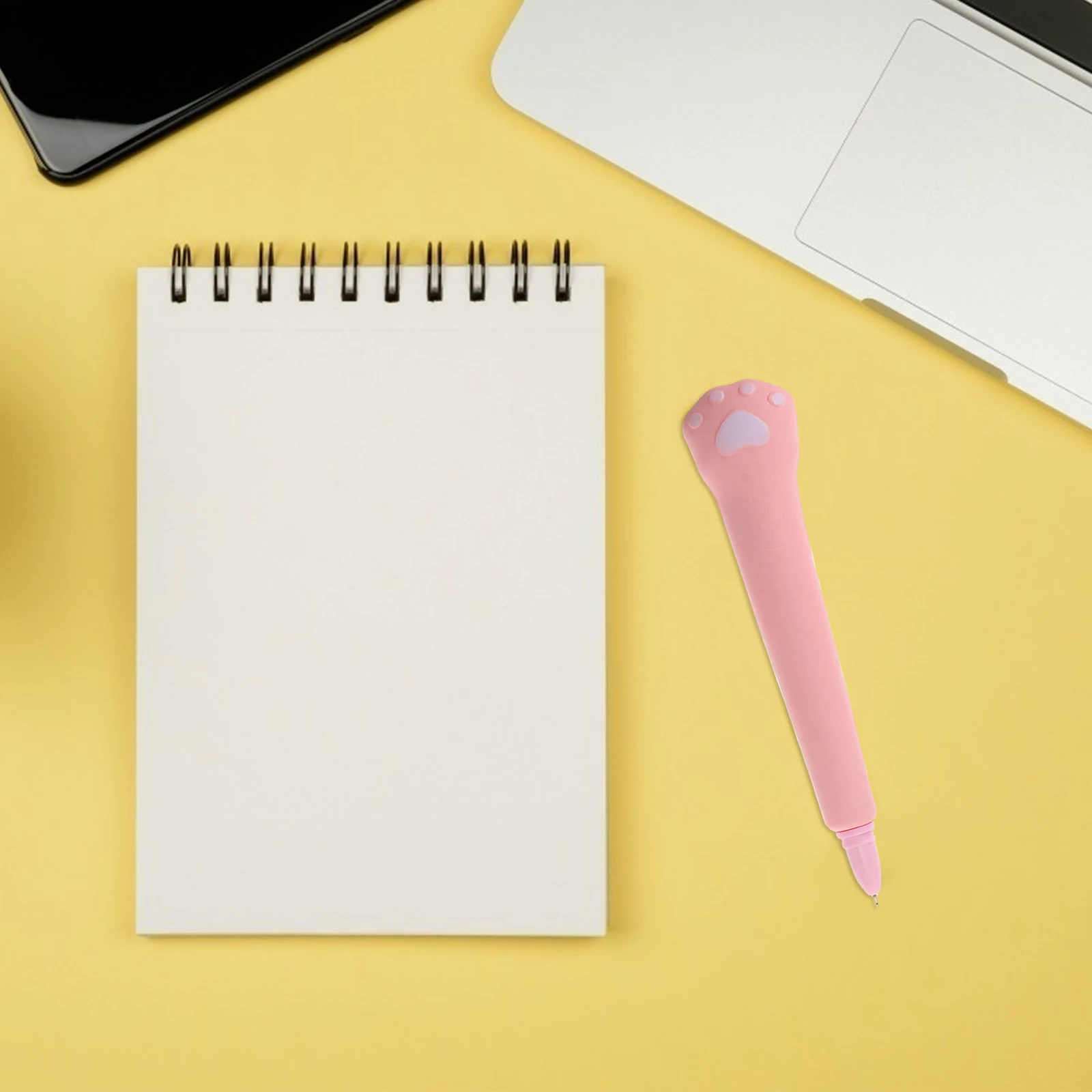 

4 Pcs Decompression Gel Cute Stress Relief Pens for Students Soft Cartoon Neutral Pens Squeeze Toy Writing Gift Funny