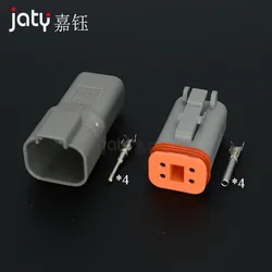 4PIN DT06-4S DT04-4P 4 DEUTSCH Automotive Waterproof Connector Connector Male and FemaleFemale Excavator engineering car plug