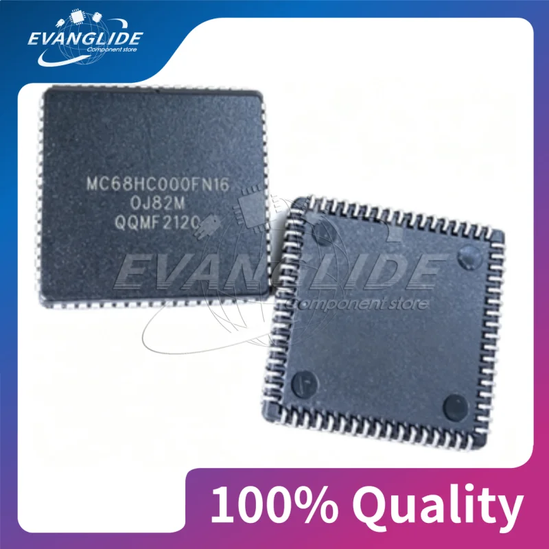 2 PCS/LOT MC68HC000FN16 MC68HC000CFN8 MC68HC000CFN12 PLCC68 MCU
