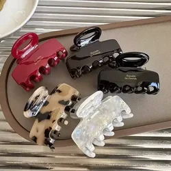 Artiglio per capelli Vintage in acetato di medie dimensioni rettangolo Dragon Shark Clip morsetti per capelli afferrare accessori per capelli da donna fermagli per capelli fiocchi per capelli