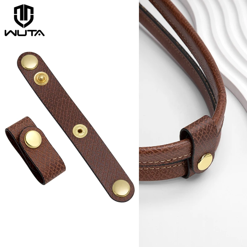 WUTA กระเป๋าหนัง Handle FIXED BUCKLE สำหรับ for Longchamp Tote กระเป๋าสายคล้องไหล่ Fixing คลิปปรับสั้นลงหัวเข็มขัดกระเป๋าอุปกรณ์เสริม