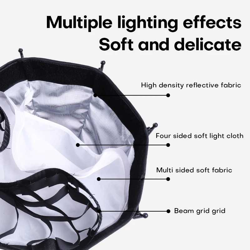 ميني بووينز جبل فانوس ، 29 ، لينة حتى الضوء ، سريع التحرير ، 40 واط ، LT028 ، 60 واط ، LT005 ، COB ضوء الاستوديو