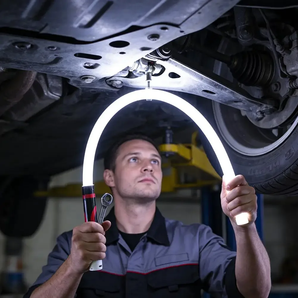 Neuer flexibler Silikon-LED-Streifen, tragbares Werkzeug für Autoreparaturen, 73 cm, hohe Lumenleistung, LED-Taschenlampe, professionelles Arbeitslicht – Detail 5