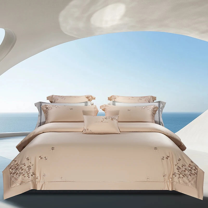 2025 Spring New Long staple Cotton Embroidery Bedding Set