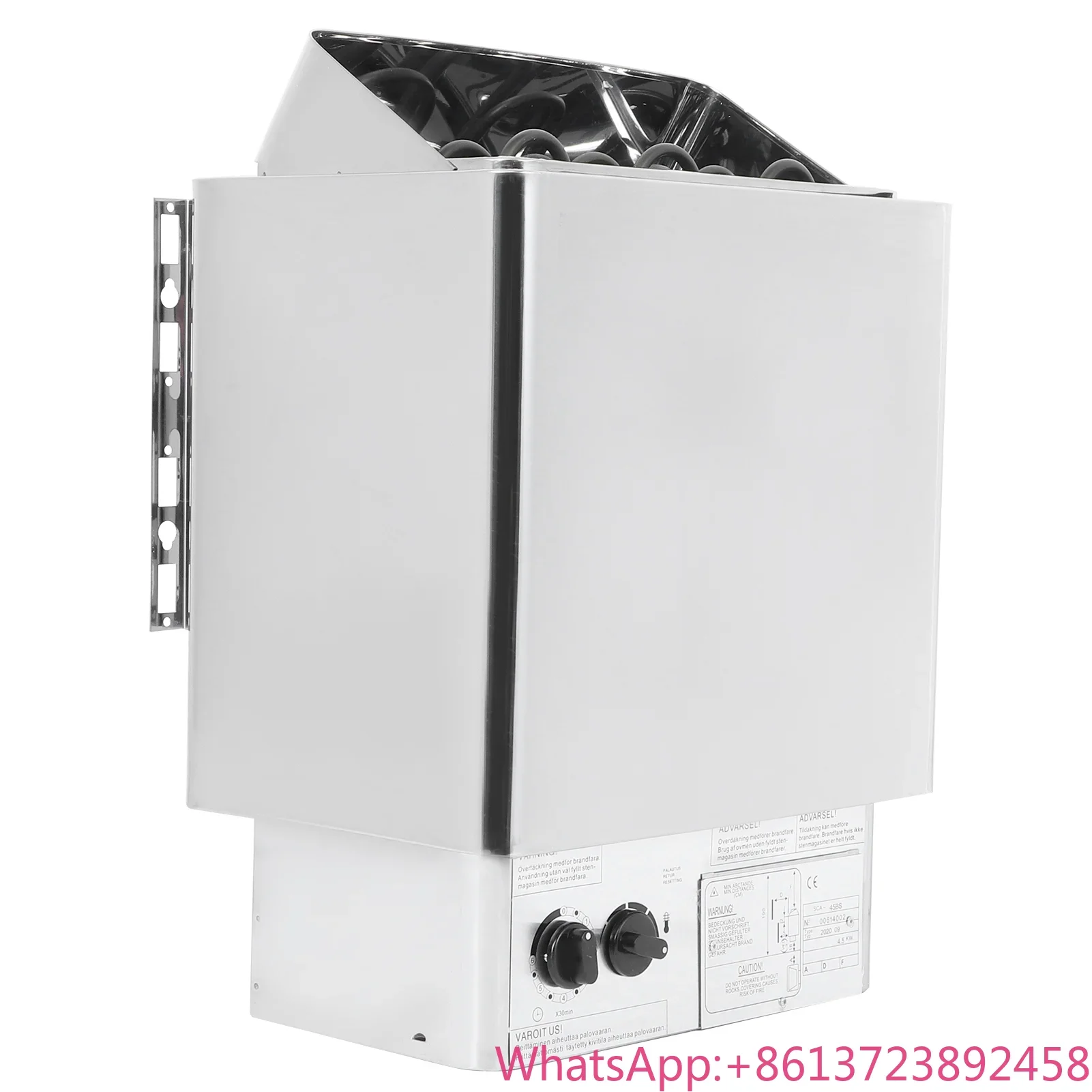 

Modern Design Electric Heater Stainless Steel Dry Steam Sauna Stove Home Use for 2 People Factory Internal Control for Bedroom