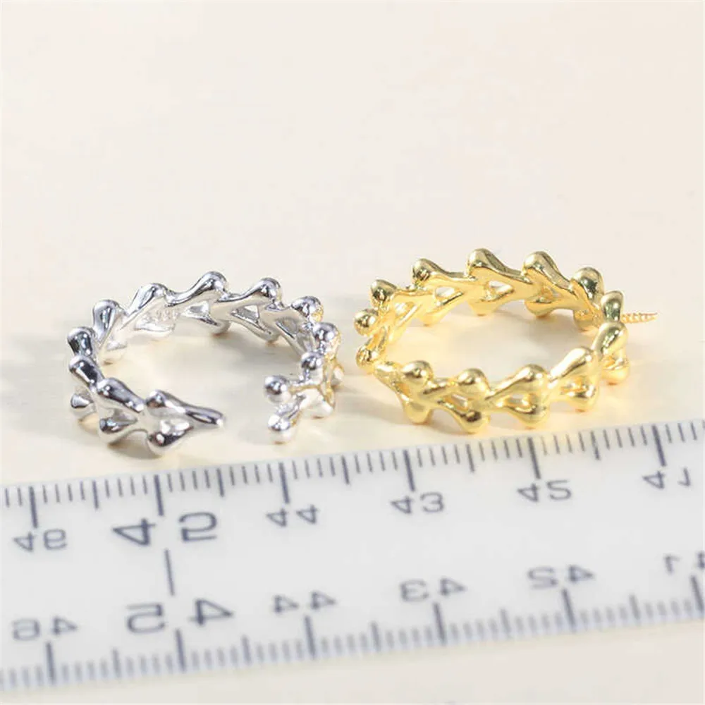 Solid S925 Sterling Silver Pearl Ring Settings Findings & Accessories - for Jewelry Making Bulk Wholesale Craft Supplies 8-12mm
