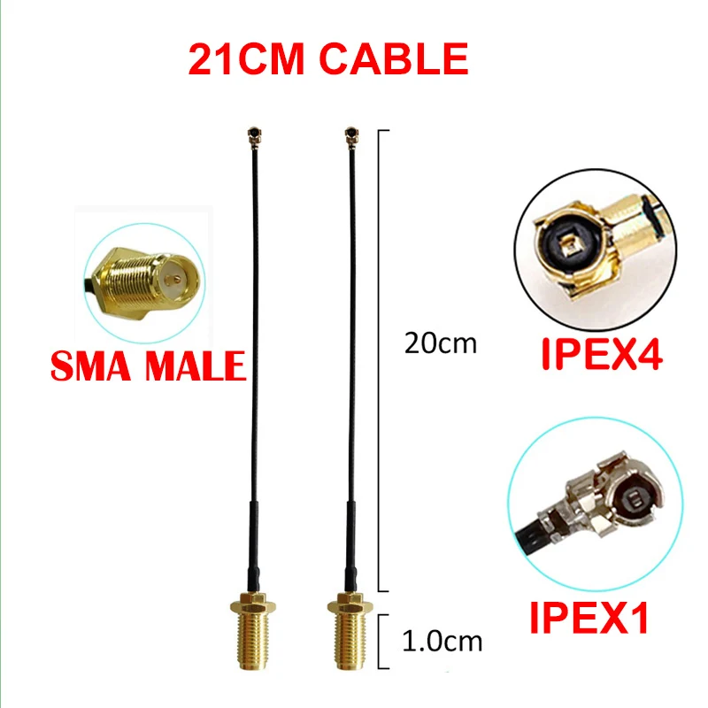 GWS 5 buah antena 433mhz 5dbi sma wanita lora antena modul lorawan antena ipex 1 4 MHF4 SMA male kabel ekstensi kuncir