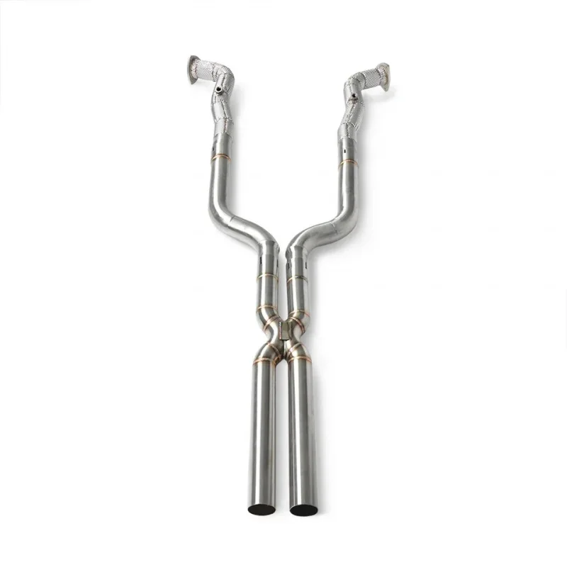Precision X-Pipe Mid Section for Maserati Gran Turismo 4.2 2008-2023 Factory OEM Fitment Heat Shield Protection