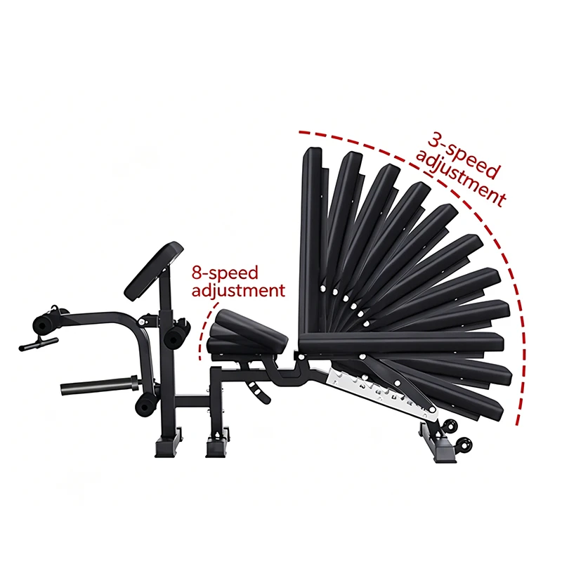 Smith Machine Matching Adjustable Weight Bench Press Sit-Up Training Bench