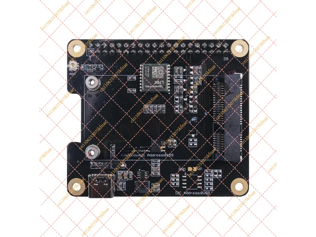 WM1302 LoRaWAN Gateway HAT for Raspberry Pi - SX1302 Core SPI Interface LoRa Module