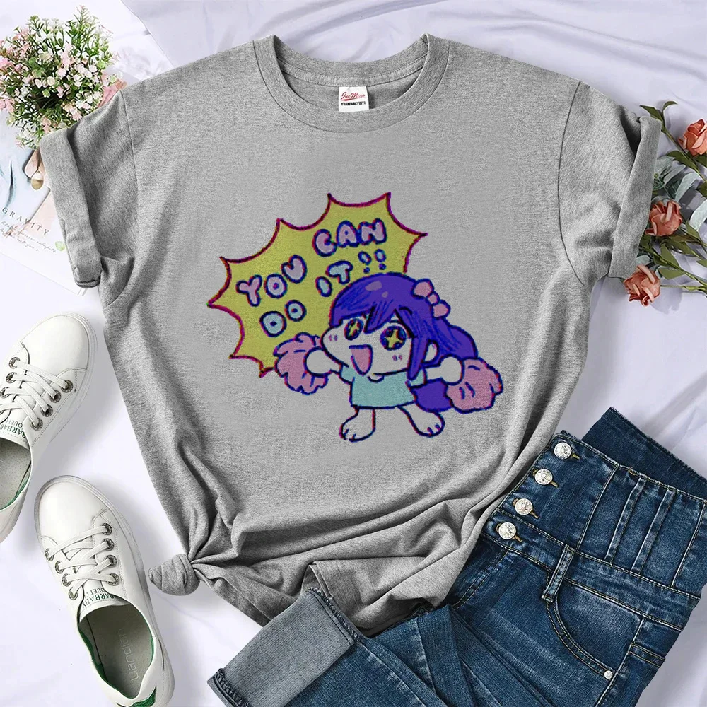 Omori top tees shoujo streetwear vintage 2000s japan emo shirt graphic japanese cute