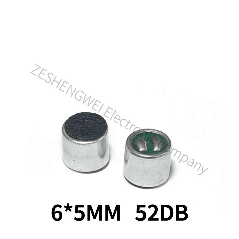 10PCS 6*5MM Electret Microphone Condenser Pickup Microphone 52DB MIC Pin No Microphone 52DB Microphones