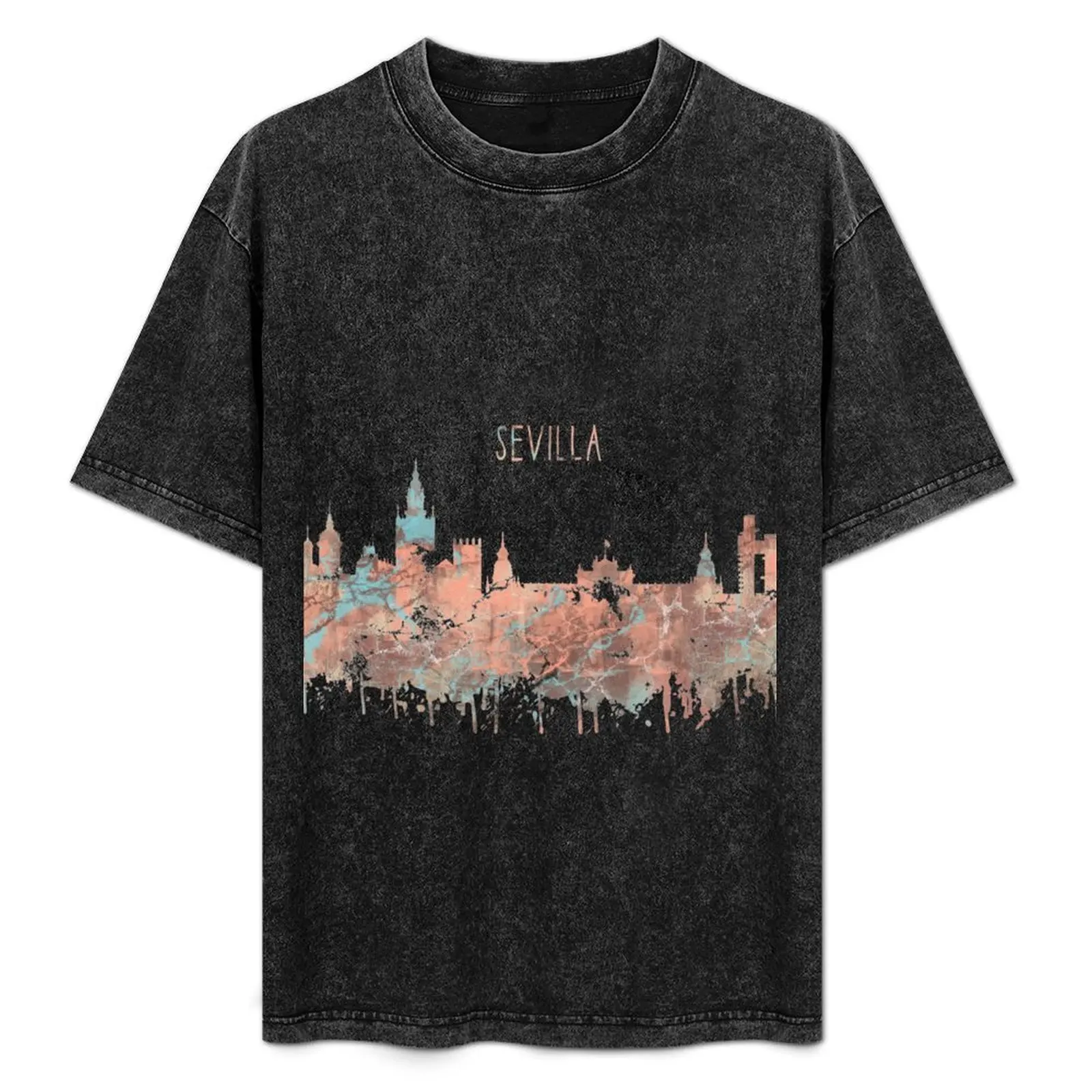 

Sevilla, Sevilla skyline, Sevilla art T-Shirt High Quality Durable T-Shirt