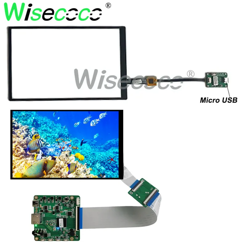 Tela Lcd Paisagem Padrão Fhd Touch Screen Modo de Exibição Win10 11 Raspberry pi Linux Android tv Box Game Box 1920×1200