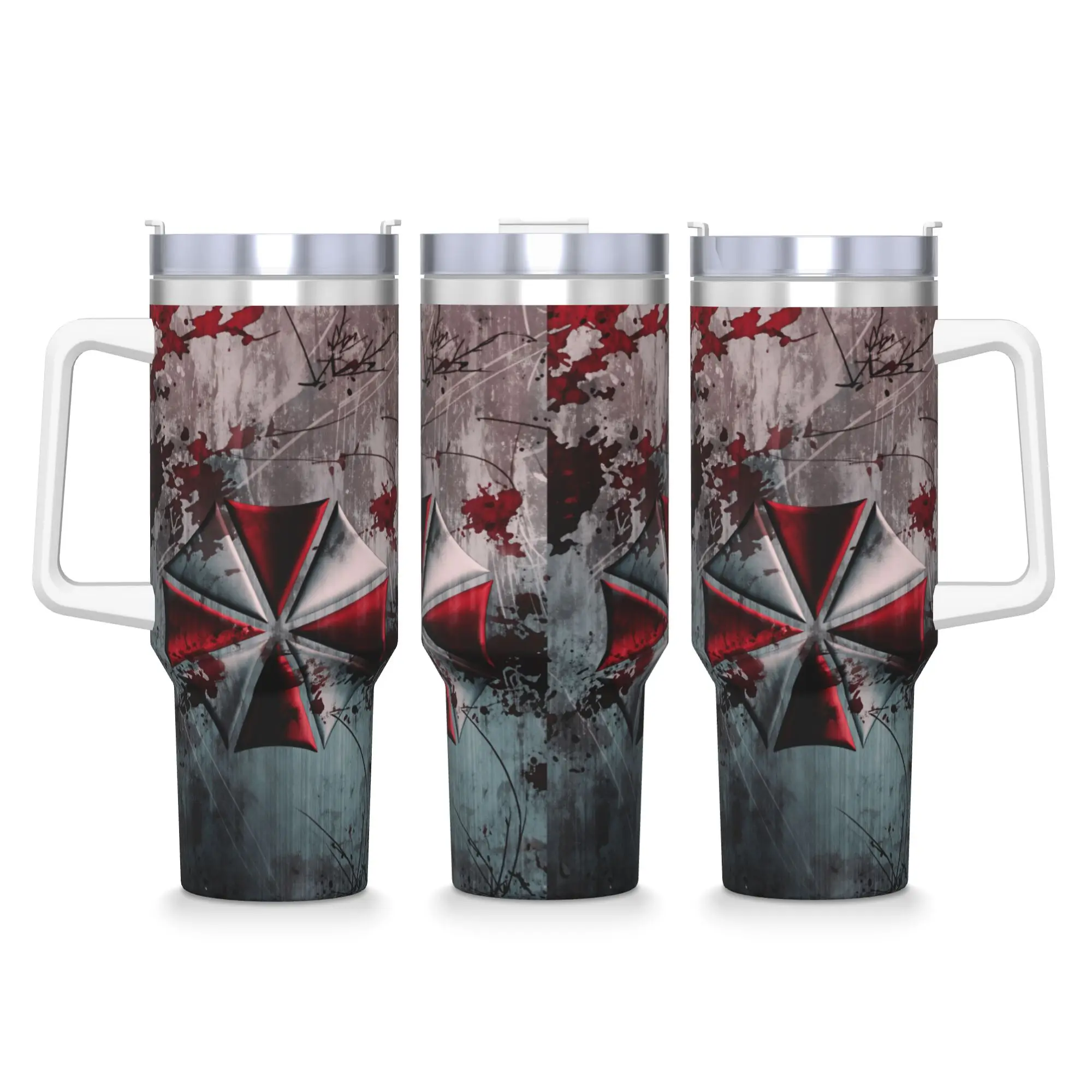 Residents Evils Tumbler  Hot Drinks Water Bottle Heat Preservation Stainless Steel Thermal Mug Custom Driving Car Mugs