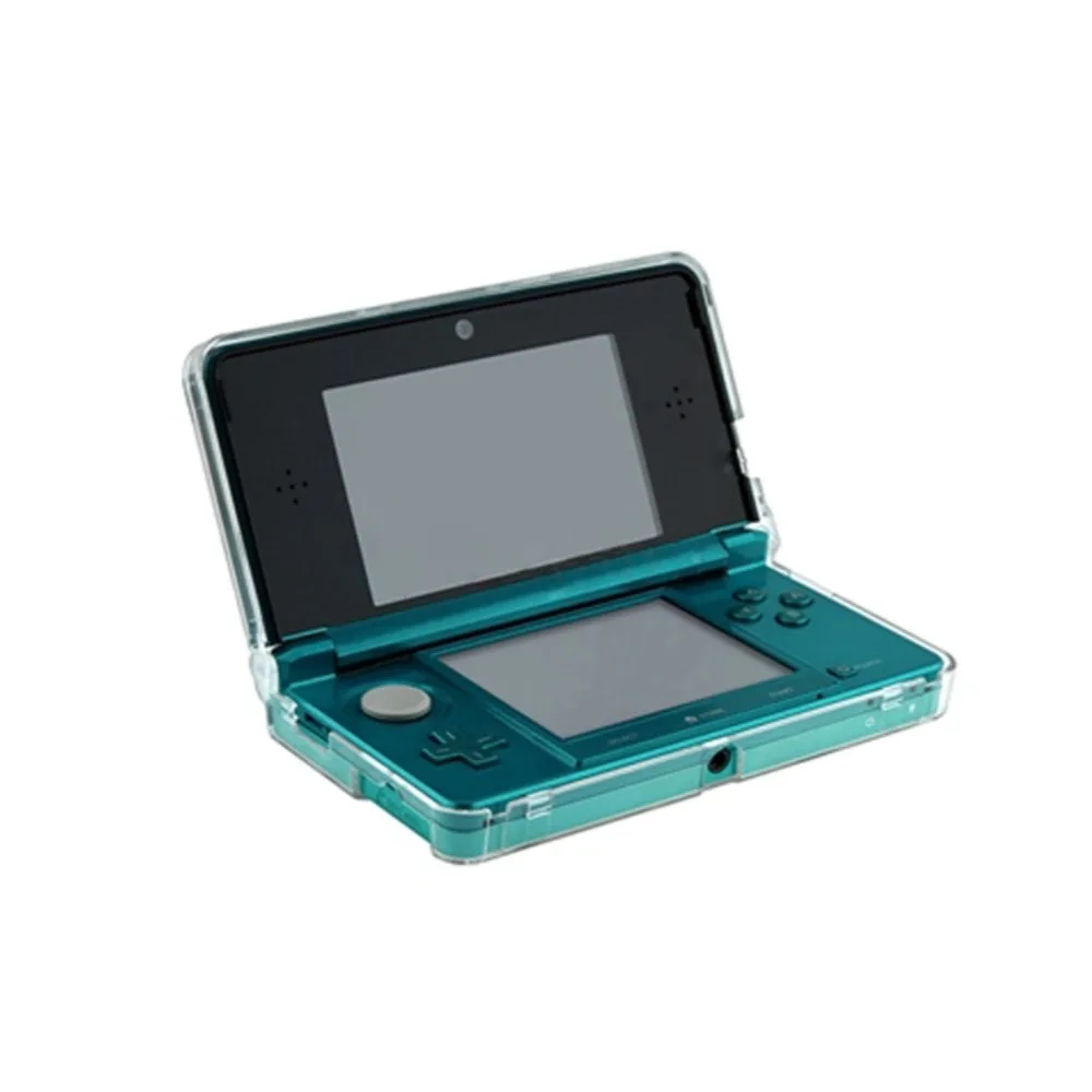 닌텐도 3DS NS 3DS 콘솔용 크리스탈 클리어 하드 스킨 케이스 커버, 완벽한 보호 플라스틱 게임 액세서리 케이스 커버