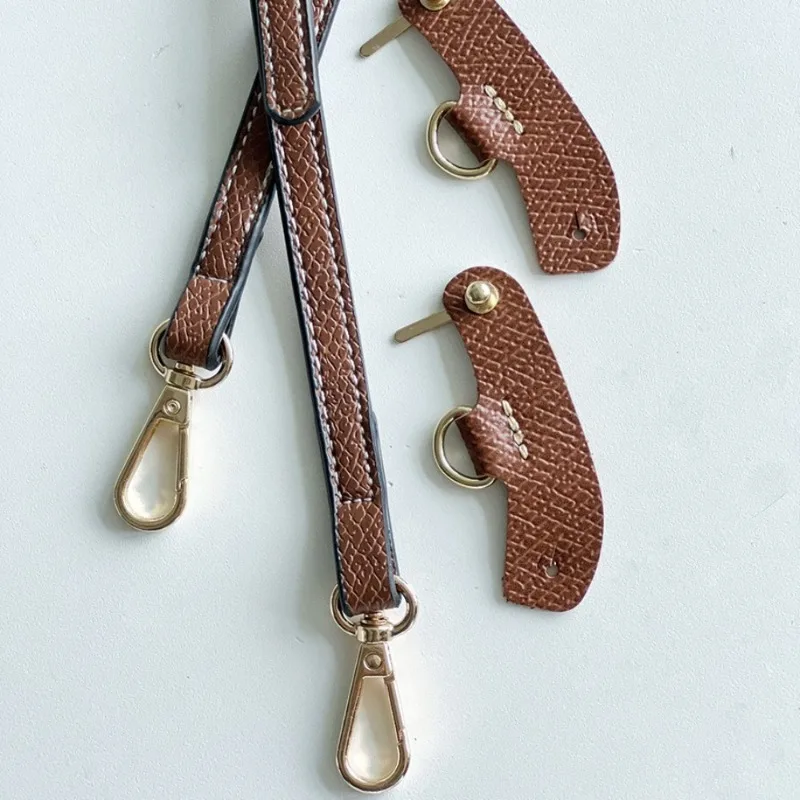 1 مجموعة حزام حقيبة ل Longchamp Mini لكمة خالية جلد طبيعي حزام الكتف مجموعة التحول Crossbody حزام حقيبة الملحقات #3