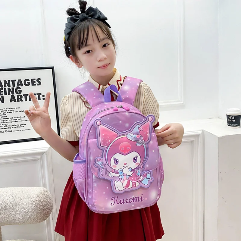 Sanrio Jade Cinnamon Dog Cartoon Lightweight Children's Bag Kulomi Boys and Girls Shoulders Trendy Versatile Student School Bag