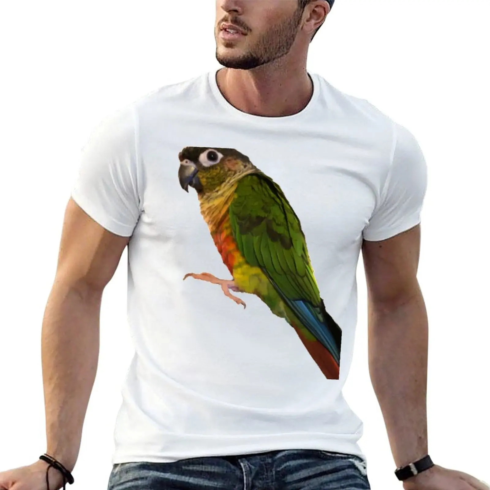 Green Cheek Conure design | Conure | Small Parrot | Parakeet Parrot lover T-Shirt