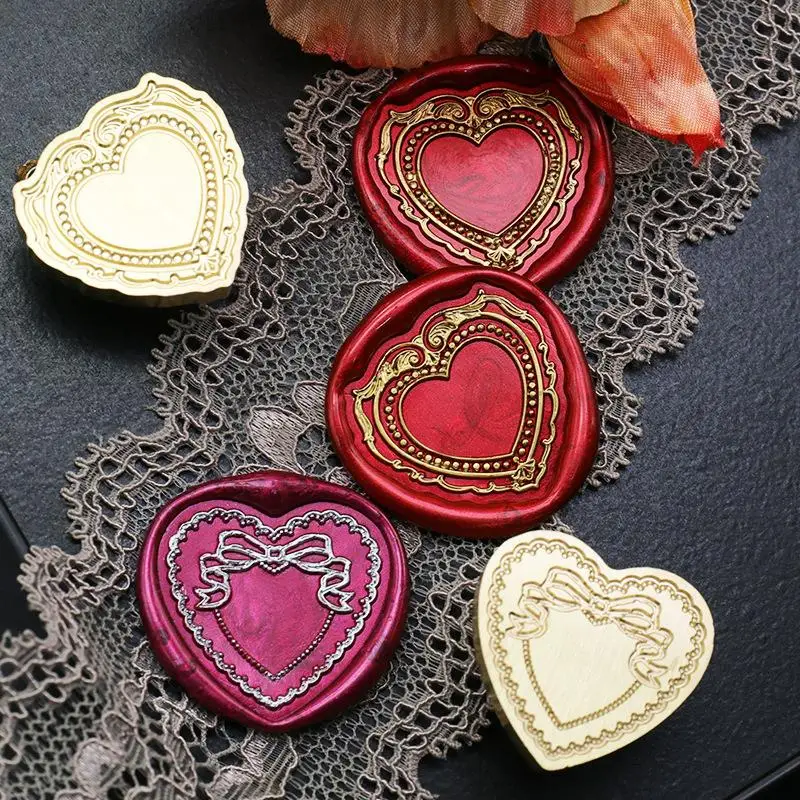 طوابع ختم من الشمع ختم إطار صور الرجعية ختم سكرابوكينغ Stamps الحرفية Diy بها بنفسك دعوة الزفاف الزخرفية يمكن عرض الصور