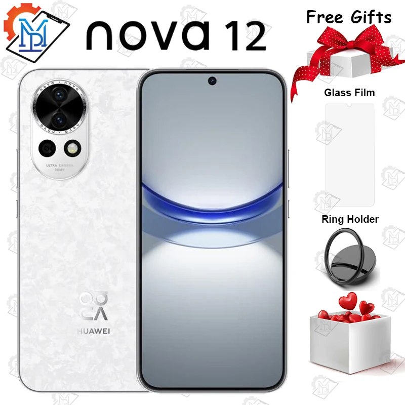 2024 original huawei nova 12 handy 6.7 "kirin 4,0 harmonyos 4600 akku 100 mah w aufladung nfc smartphone