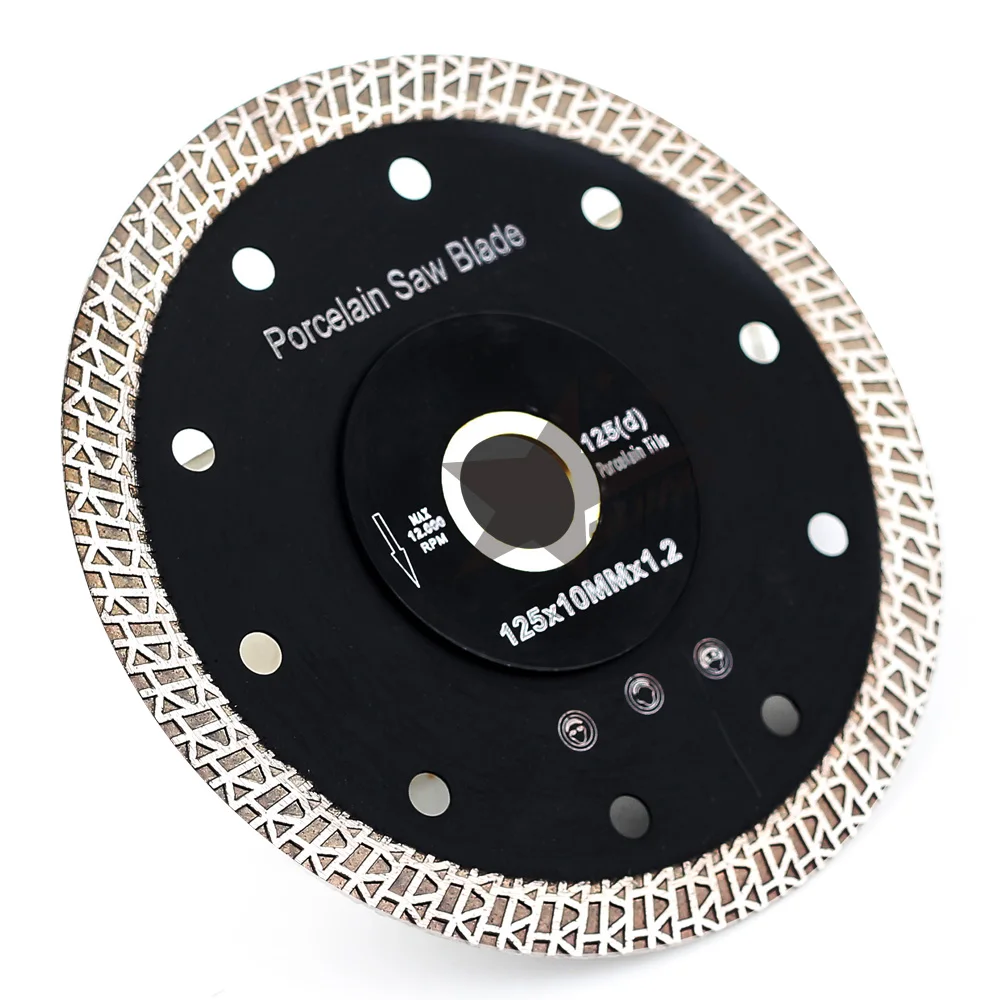 1pc 5"125mm,Super Thin Premium Continuous Rim Tile Saw Diamond Blades,for Cutting Porcelain Tiles Granite Marble Ceramics