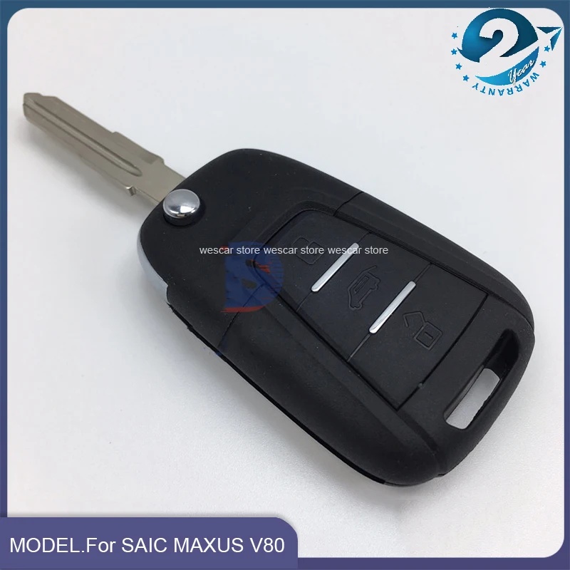 Original Car Remote Key For SAIC MAXUS V80 Folding Key Remote Control