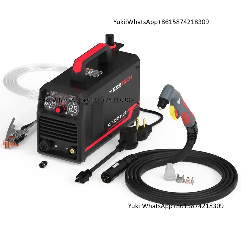 YEESTECH Plasma Cutter 65Amp 220V Non-High Frequency Non-Touch Pilot Arc 4-in-1 Plate/Grid Cutting/Gouging/Marking 9.36kg