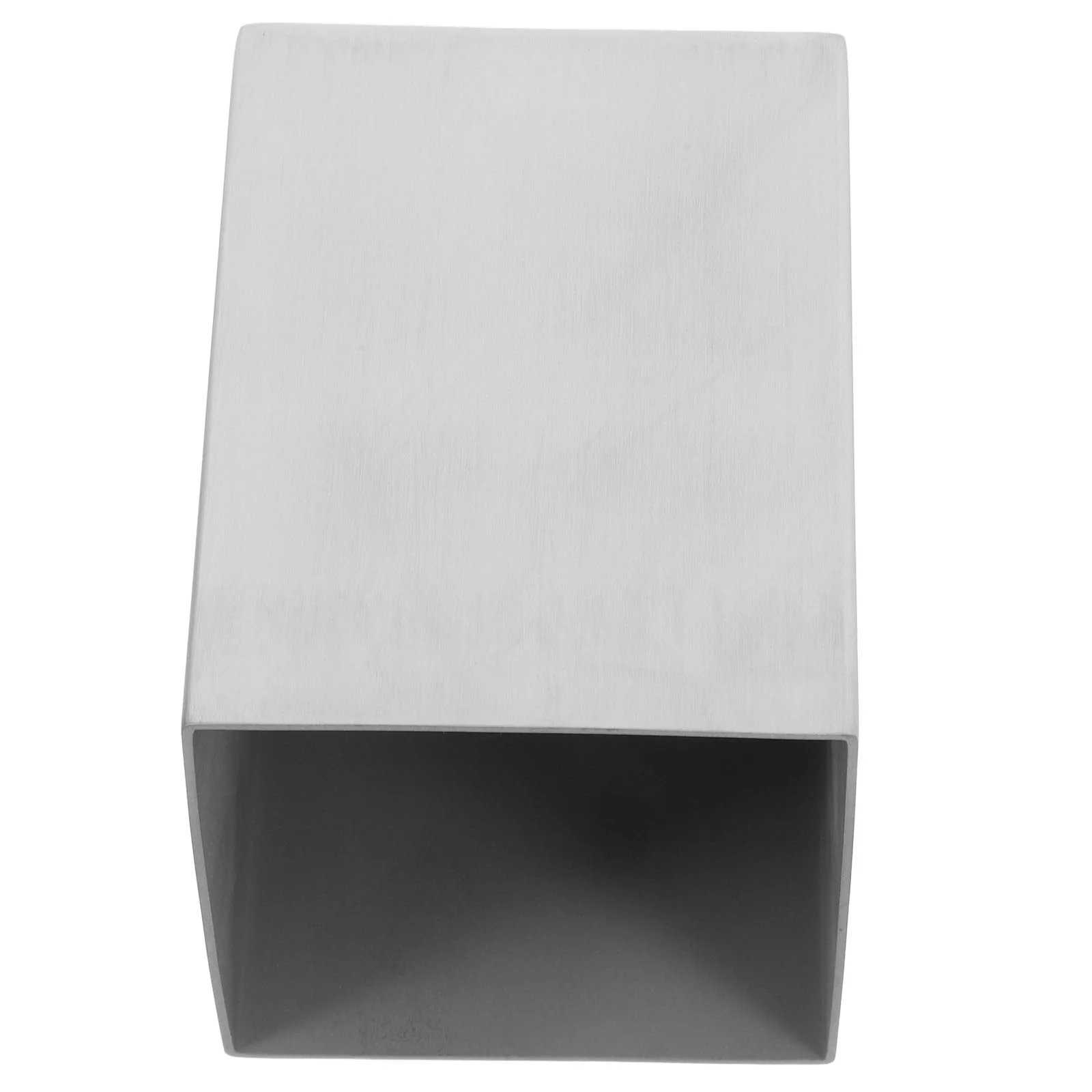 

Stainless Steel Square Storage Box Tableware Office Pen Stand Holder Organizer Stationery Rack Sundries Marker for Pencil Cup