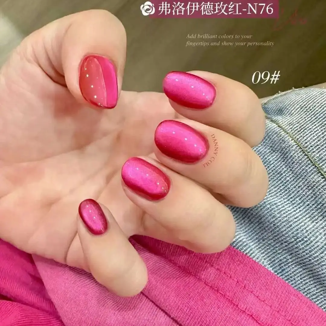 DannyColl-Juego de esmalte de Gel Floyd Rose Color, 9 colores, barnices UV LED, esmalte de Gel rojo, rosa, semitransparente, autonivelante, 15ML