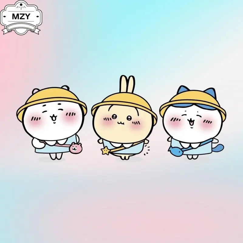 

Наклейки Chiikawa, кузов автомобиля, багаж, шлем, милые наклейки с героями мультфильмов, студенческие детские наклейки, Usagi Hachiware, праздничный подарок, наклейки