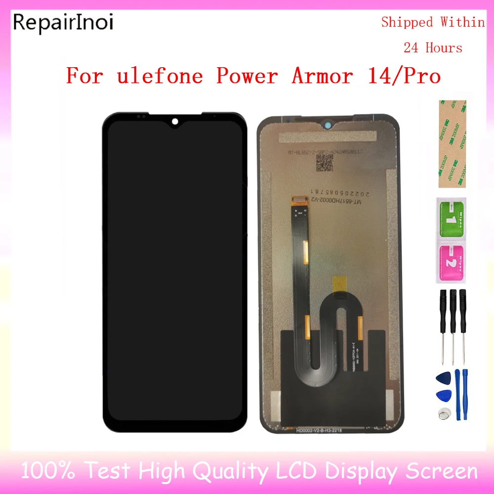 

6.52" Original For Ulefone Power Armor 14 Pro LCD Display Touch Screen Digitizer Assembly Phone Replacement Parts