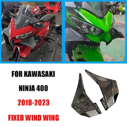 NEW For Kawasaki Ninja 400 Motorcycles Accessories Winglet Aerodynamic Wing Kit Spoilers NINJA 400 Fixed Wings