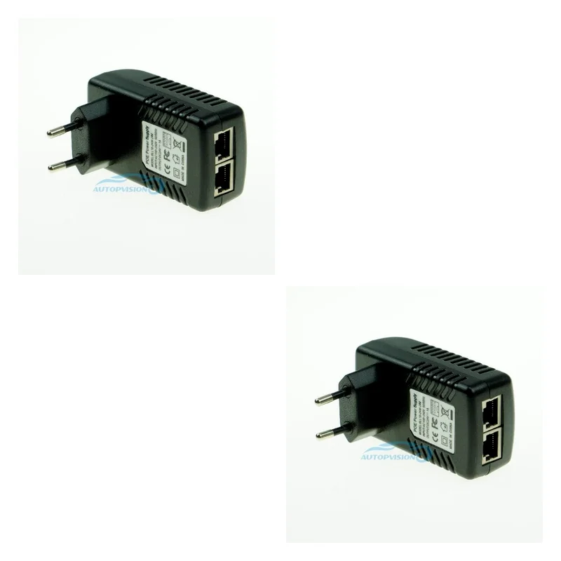 New Active Power Adapter POE Injector PSE Output DC24V 1A Power over Ethernet EU plug Free Shipping