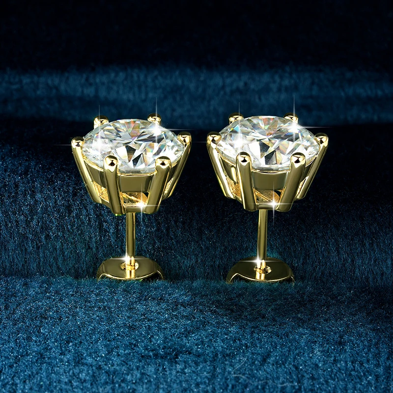 Thumbnail 4 - #75 Latest Moissanite Stud Earrings Offers