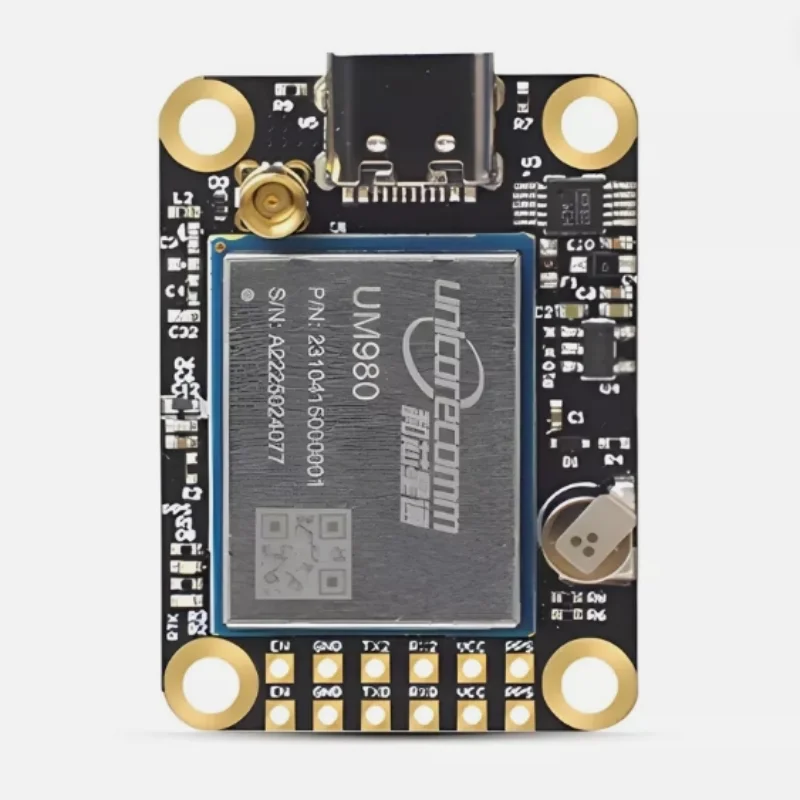 وحدة UM980 GNSS Unicorecomm متعددة التردد عالية الدقة RTK لتحديد المواقع GPS/BDS/GLONASS/Galileo/QZSS استبدال ZED-F9P