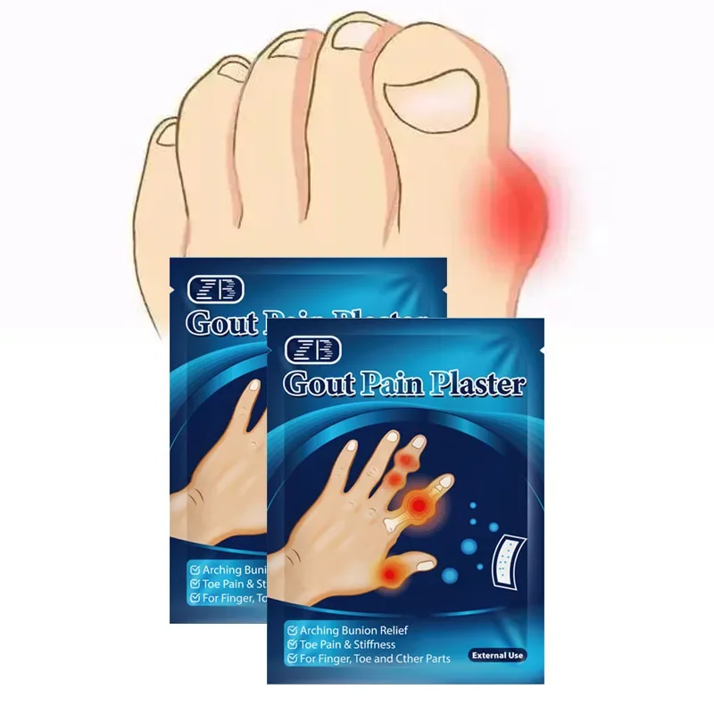 

56pcs Foot Gout Treatment Patch Thumb Corrector Sticker Finger Hallux Toe Bunion Pain Relief Medical Plaster Health Care