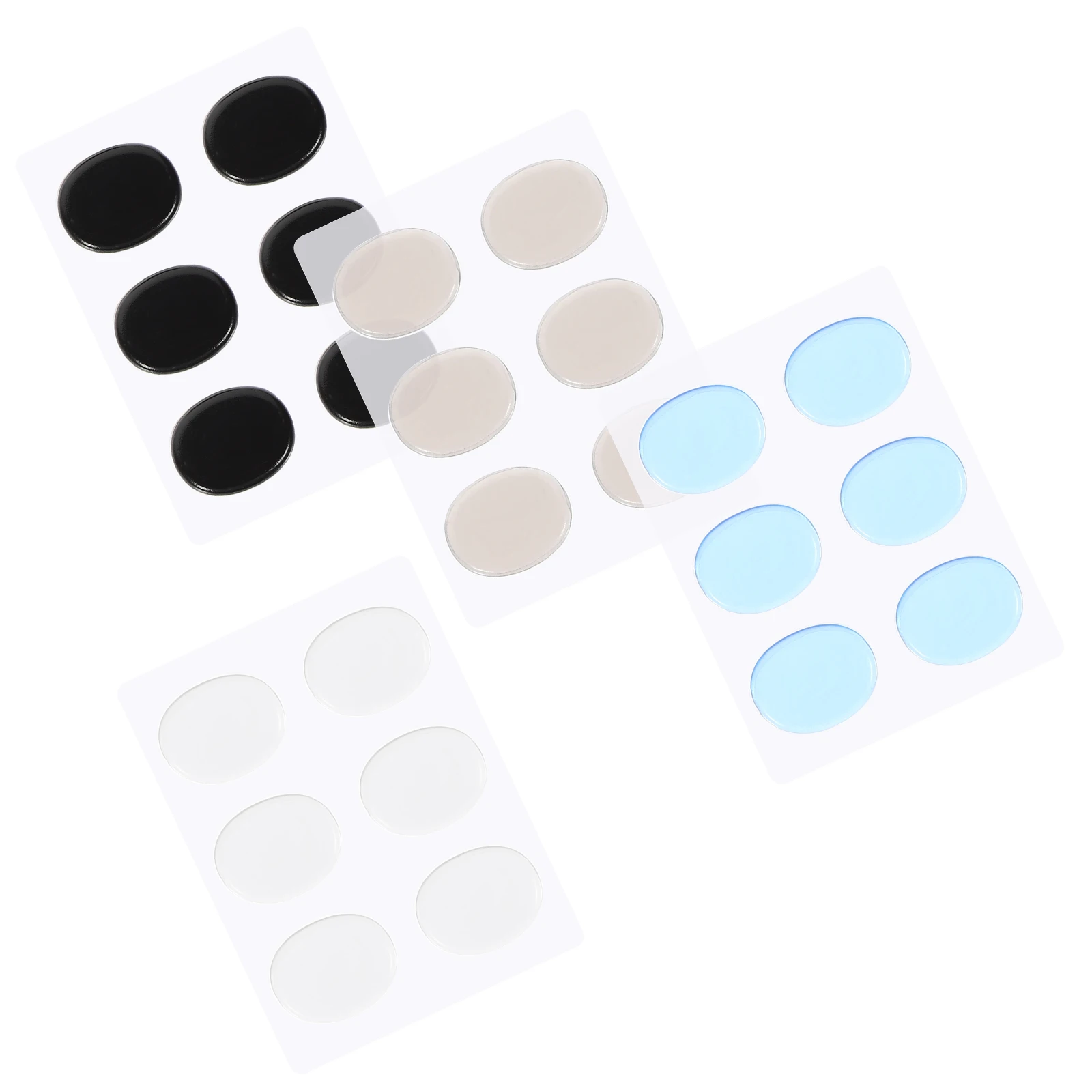 

24 Pcs Drum Damper Gel Pad Noise Absorbing Self Adhesive Silicone Muffler Vibration Reducer Tone Control Accessories