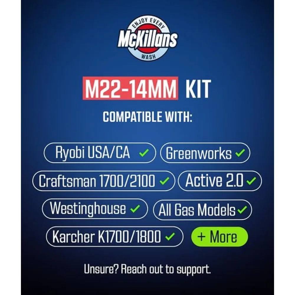 2025 طقم توصيل سريع لغسالة الضغط M22-14mm الأوتوماتيكي - تركيبات من الفولاذ المقاوم للصدأ مكونة من 8 قطع #4