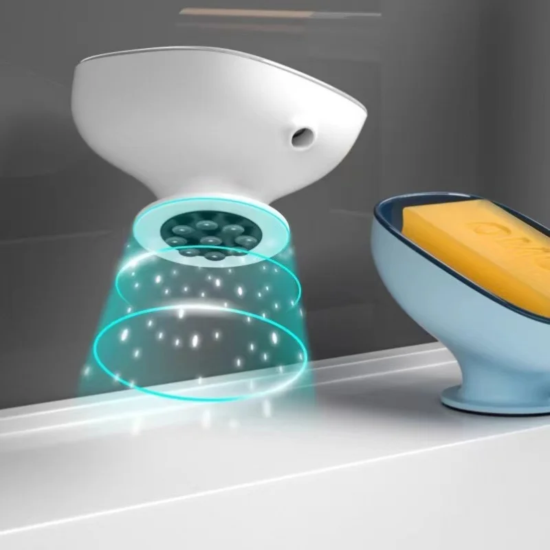 Cross-Border Inter-Platform Basin Drain Soap Box Bathroom Shelf Soap Box Artifact Bathroom Soap Shelf Table Top Light