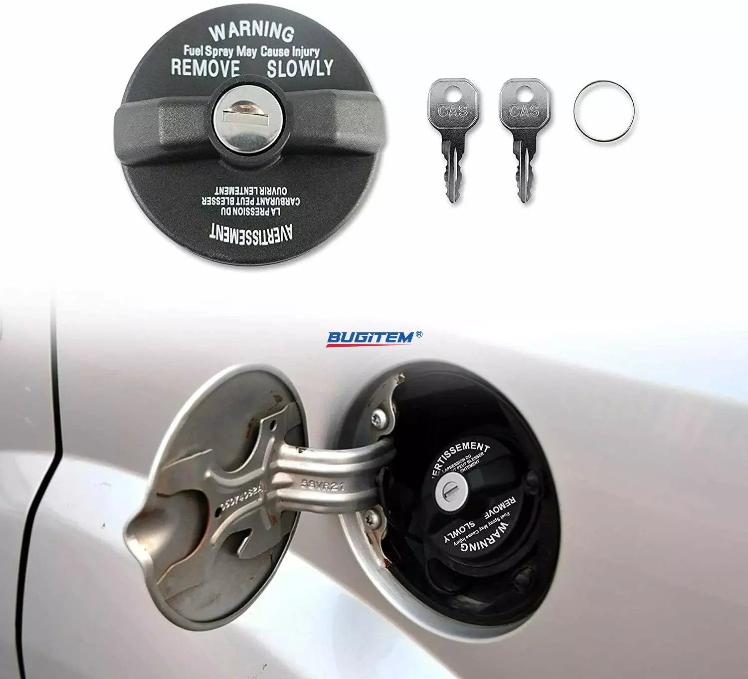 

05278655AB 52100419AB Запирающаяся крышка газового топливного бака с ключами для Jeep Wrangler Cherokee Grand Cheroke Dodge Challenger Ram