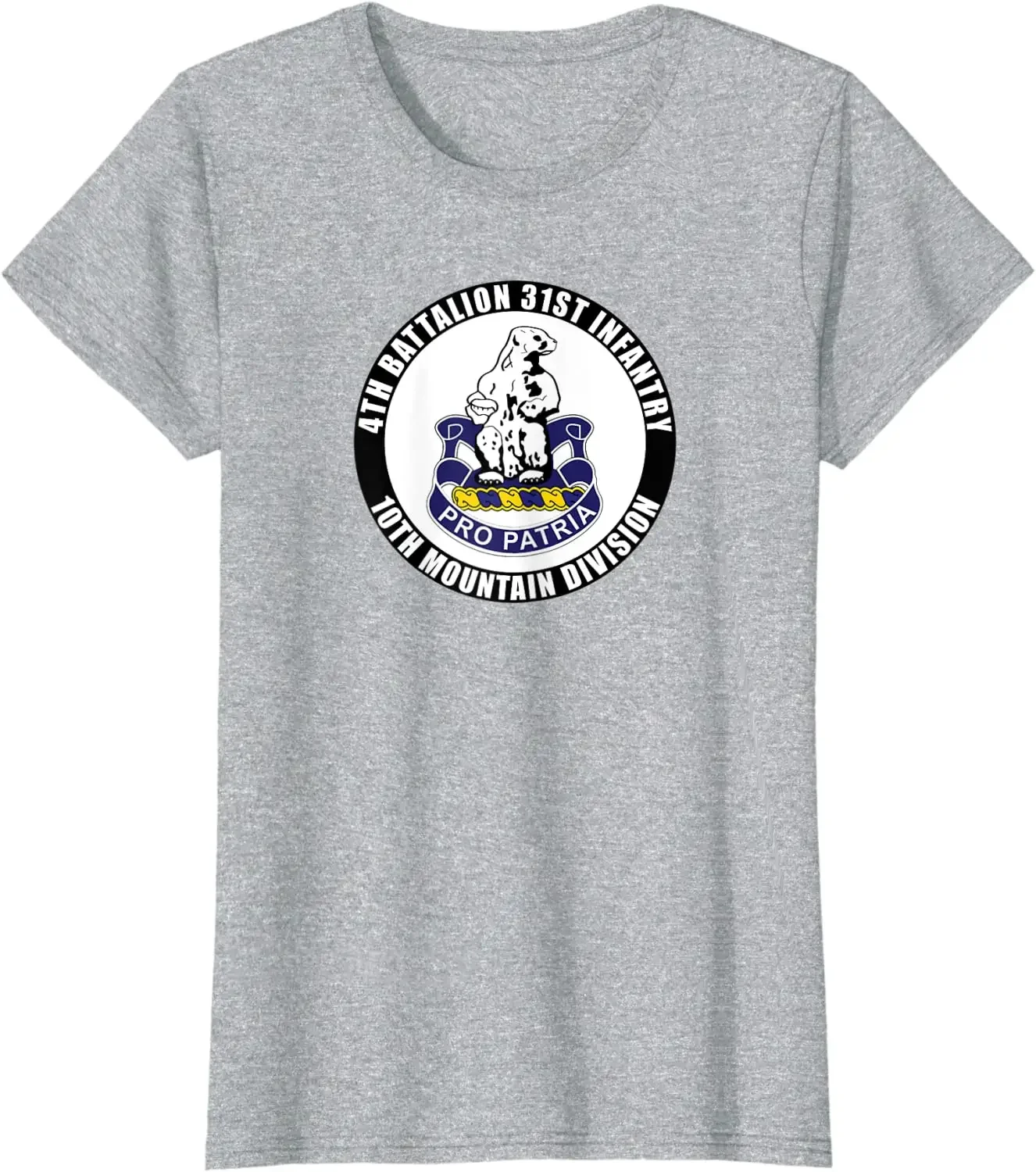 4th Battalion 31st Infantry 10th Mountain Division Veteran Men T-Shirt Short Sleeve Casual 100% Cotton O-Neck Summer TShirt